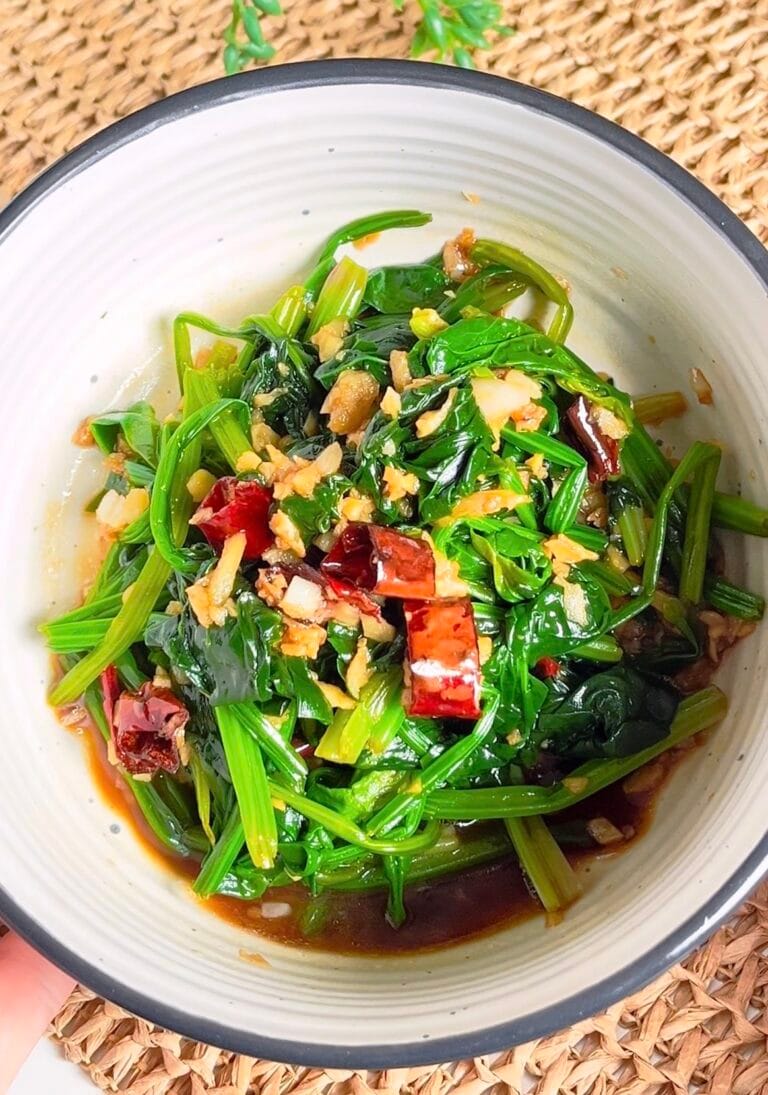 15 Mins Chinese Spinach Salad 🥗