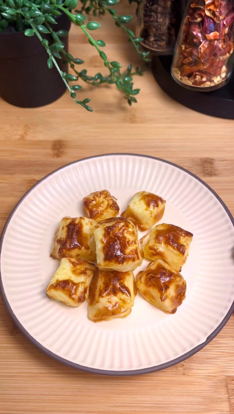 Air Fried Milk Custard