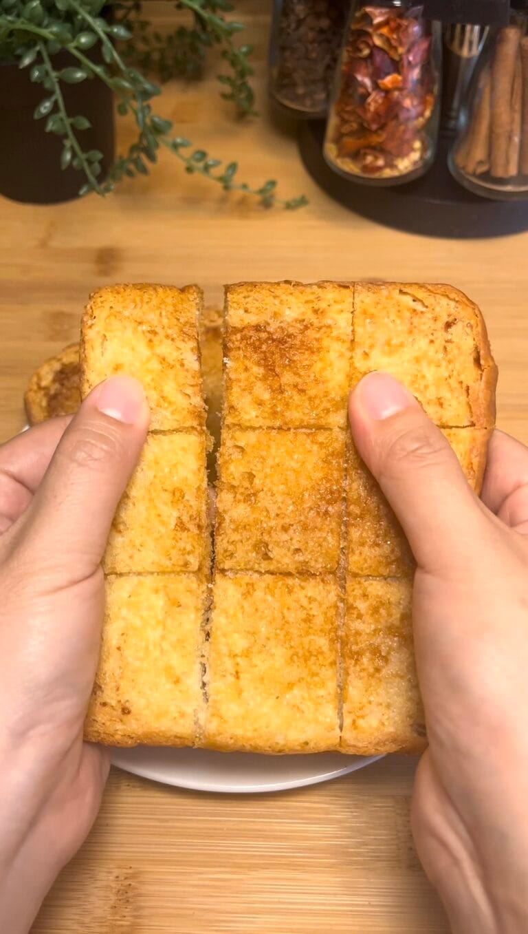 Crispy Caramelised Honey Butter Toast