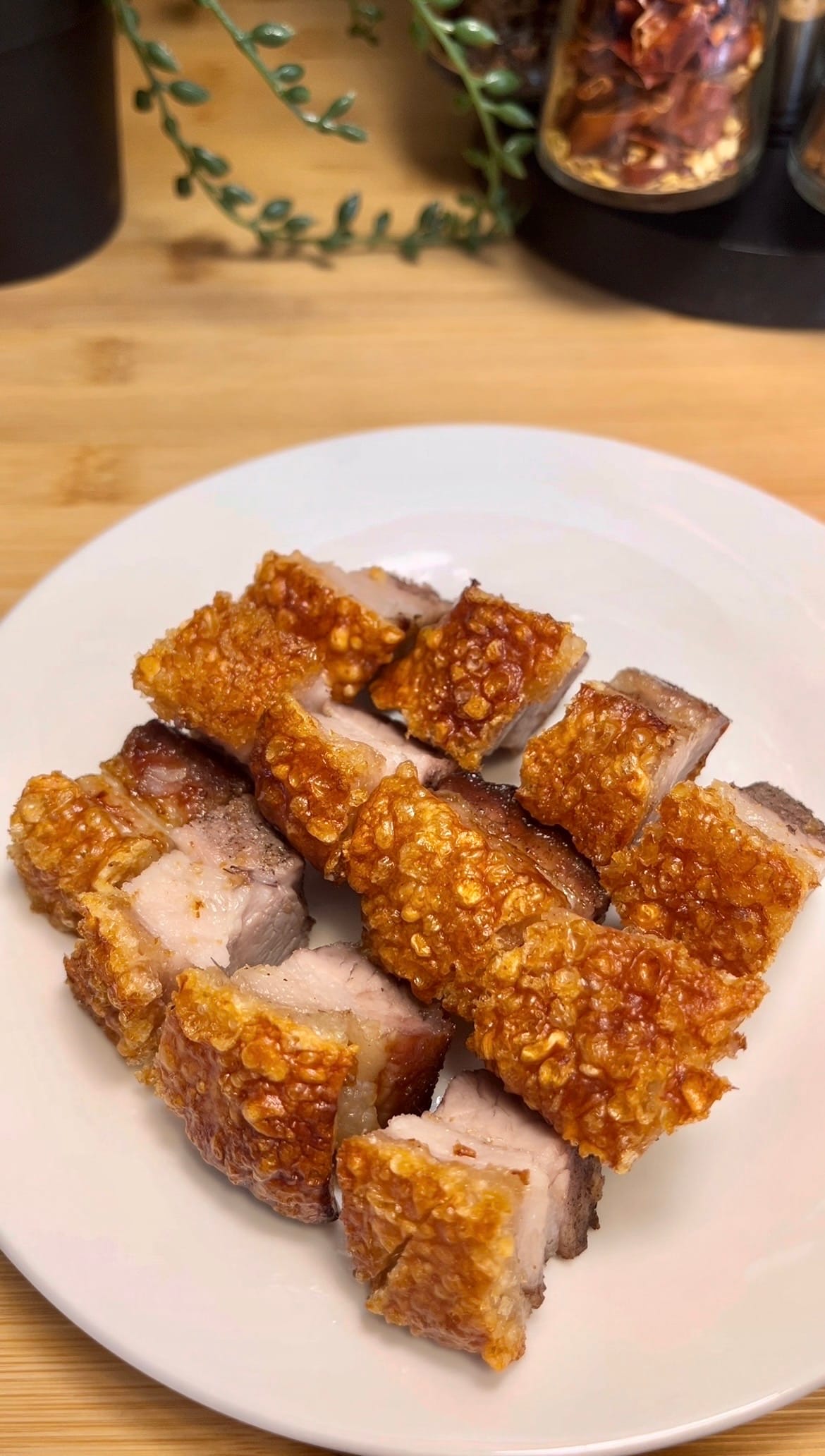 Air Fryer Crispy Crackling Pork Belly