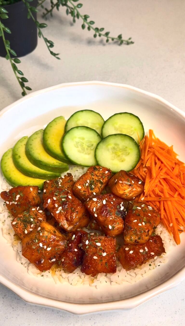 Honey Soy Salmon Bowl